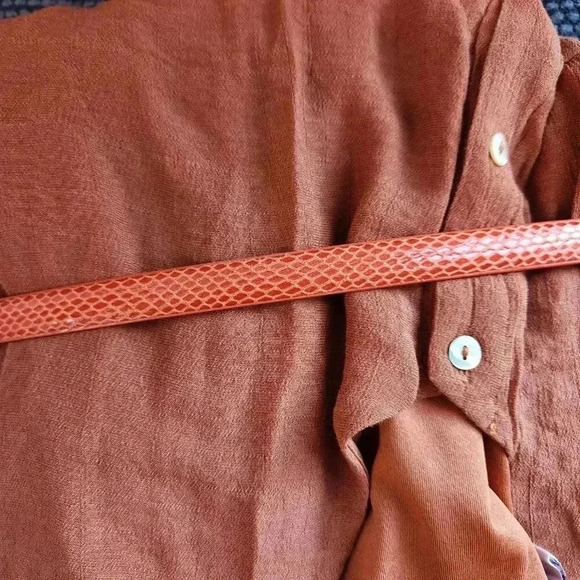 NANETTE LEPORE V-neck Button Front Midi Dress Size 6 - Picture 7 of 8